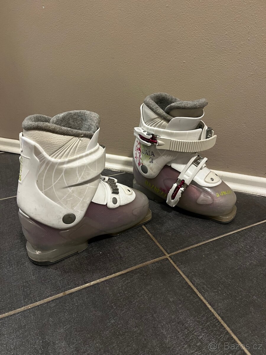 Dětské lyže 90cm + lyžáky Dalbello 250mm set - 8