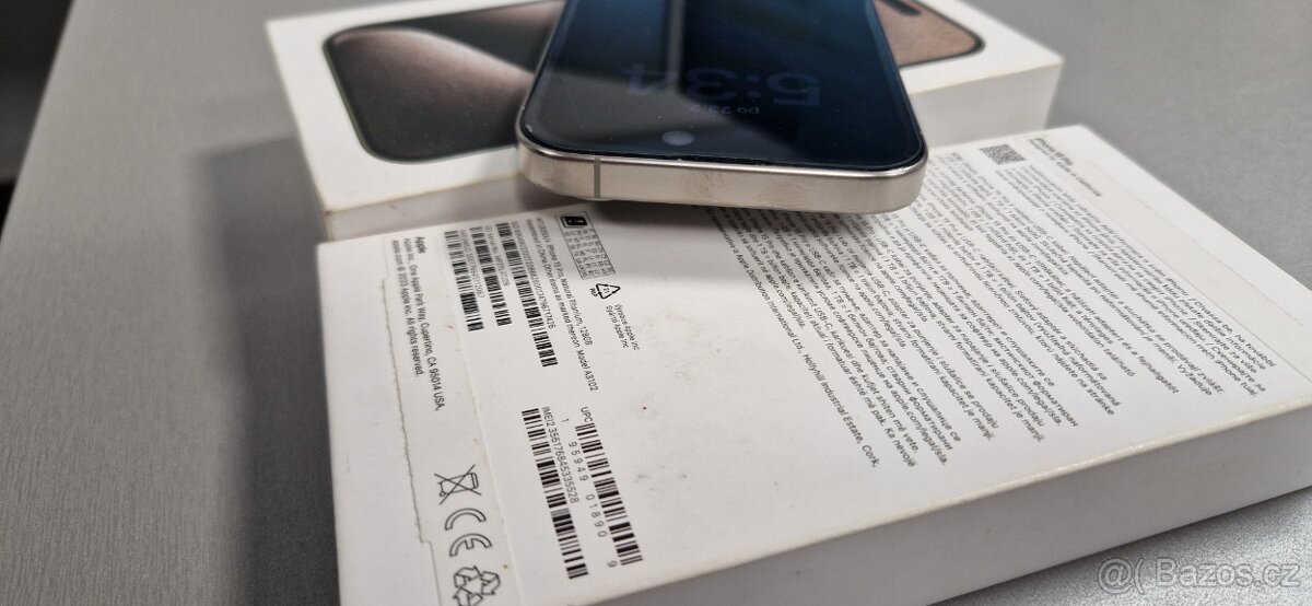 Apple iphone 15pro 128GB Natural Titanium - 8