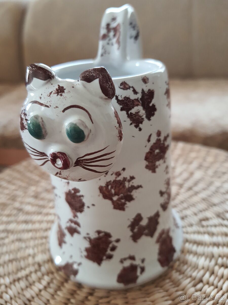 Keramický hrníček-kočka - 8
