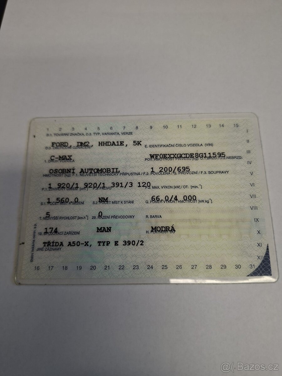 Prodam Ford Focus C max 1.6 nafta 66kW - 8