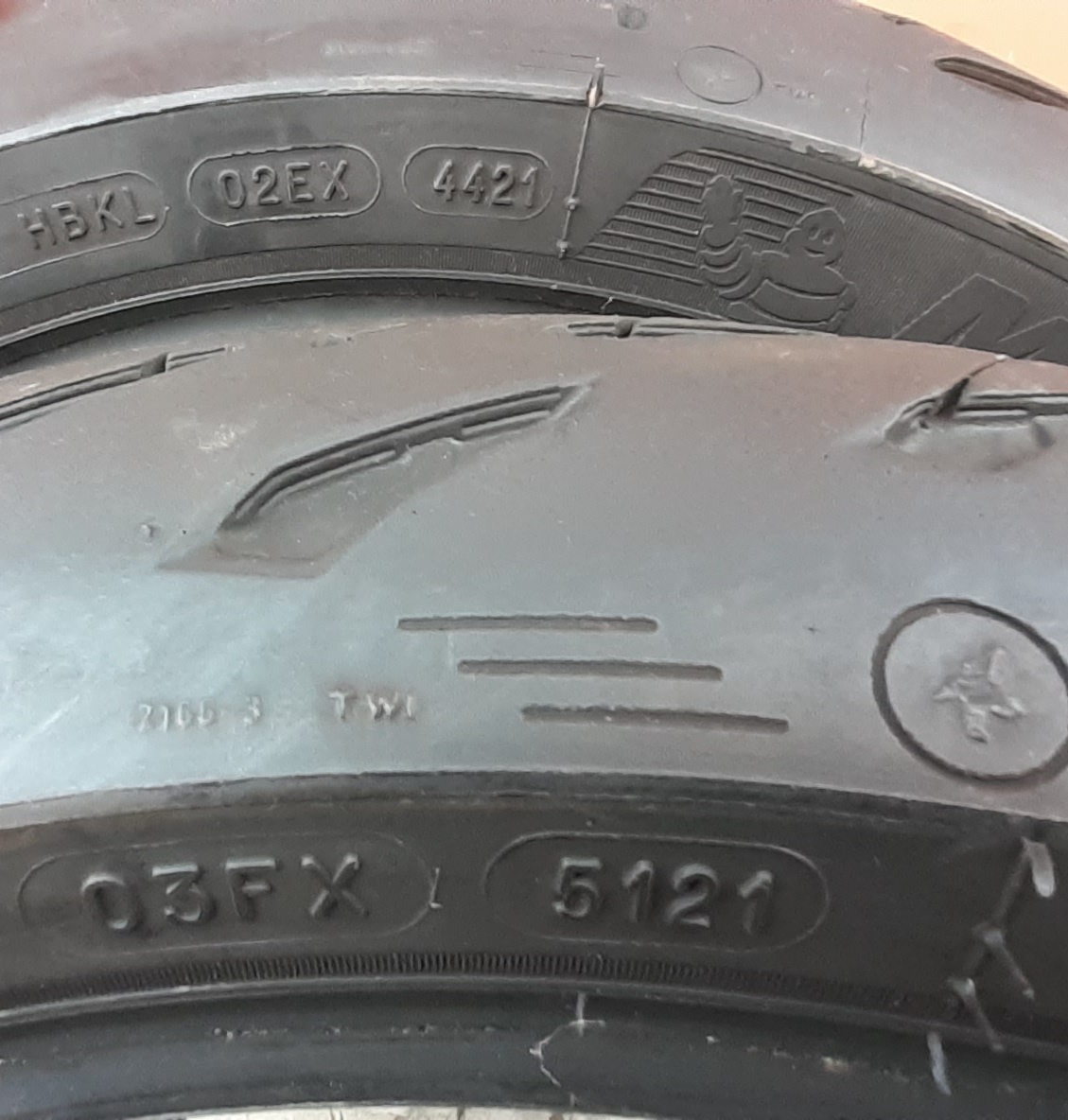 Michelin Road 5 - 2CT, zánovní sada 190/55/17+120/70/17 - 8