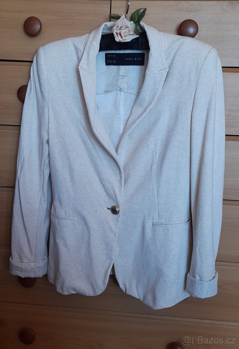 Zara ležérní melírové sako - 8