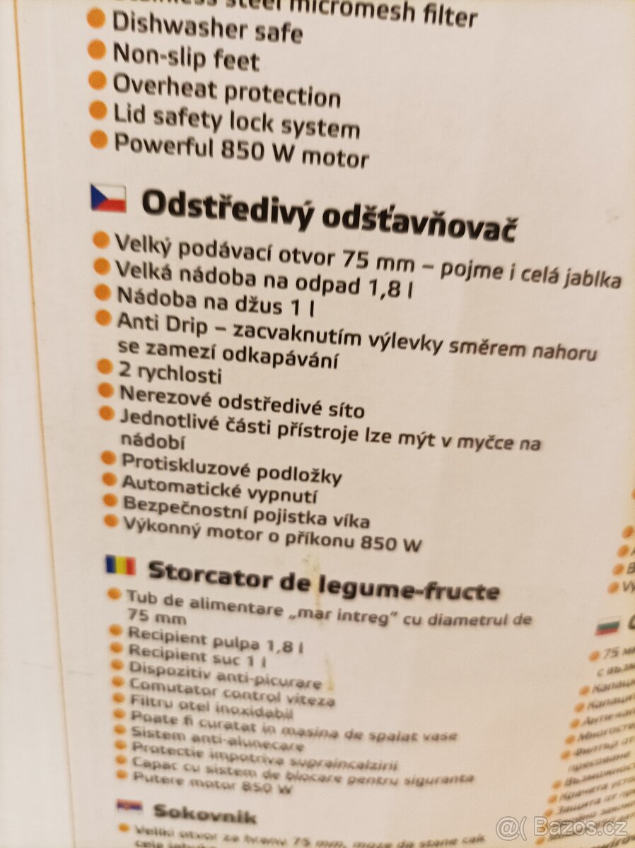 Odšťavňovače Rohnson R 427 jako nový málo používaný - 8