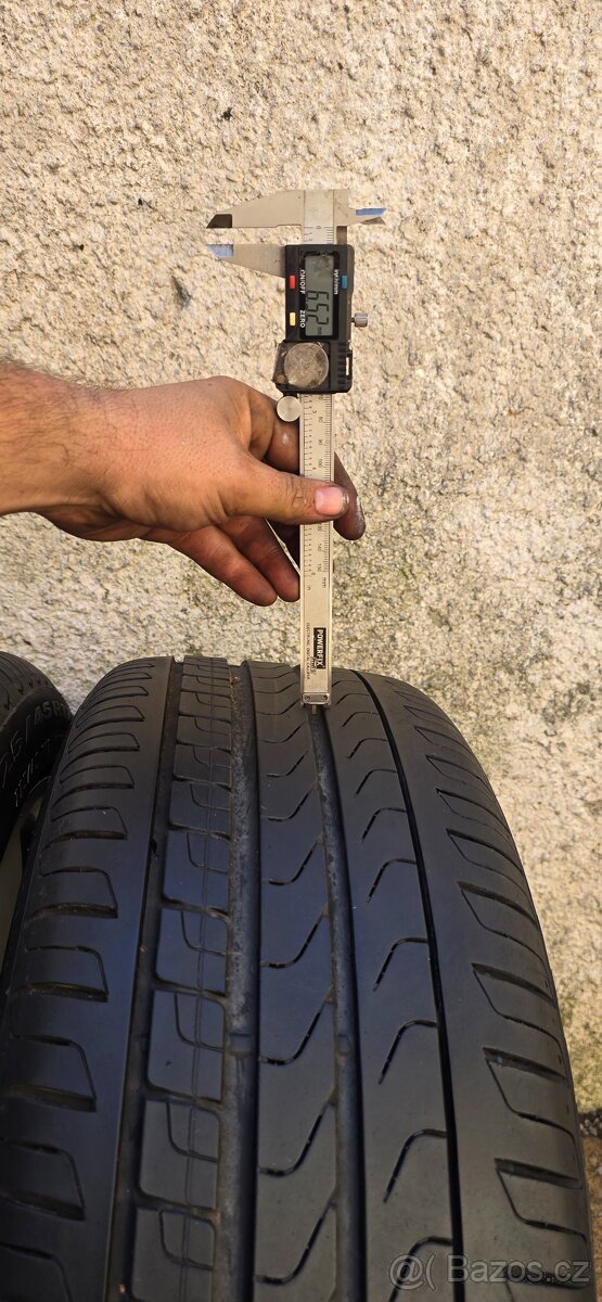 Disky Audi A6 4G 17", 5x112, letní pneu 225/45/17 - pošlu - 8