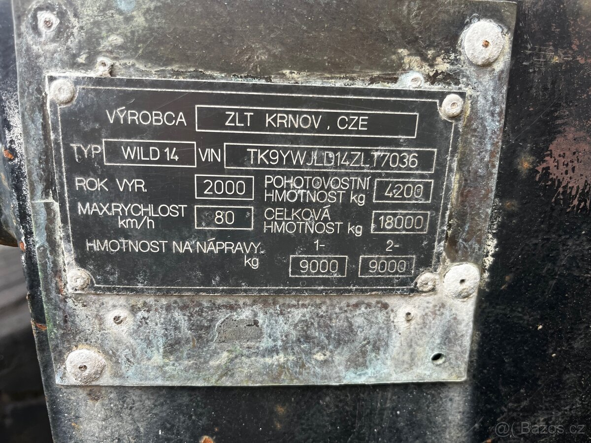 Oplenový přívěs ZLT Krnov, oplen traktor - 8