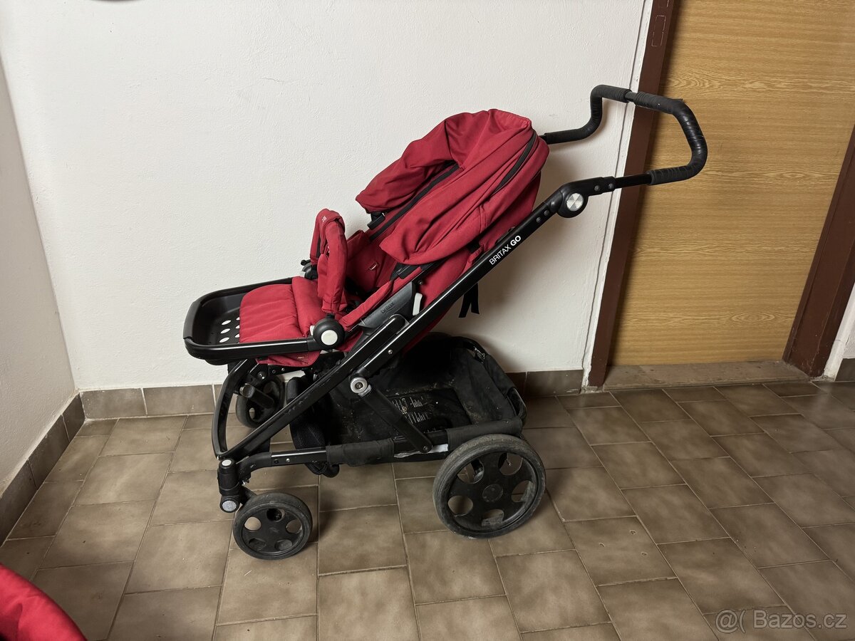 Britax GO 3kombinace s doplňky Flame Red+iPhoneSE128GB dárek - 8