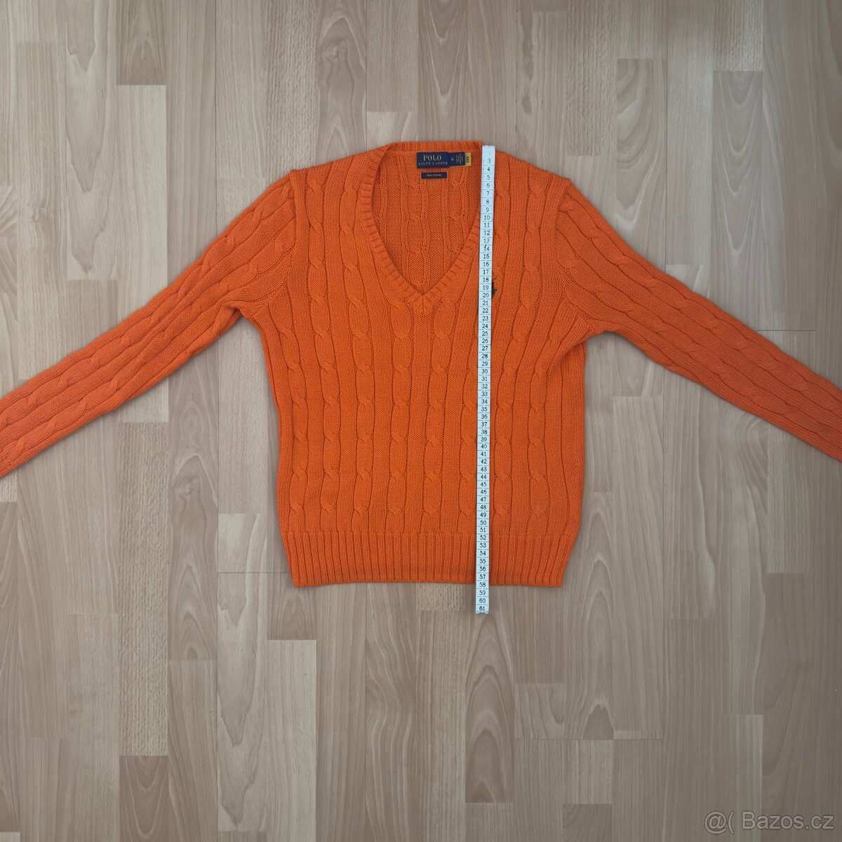 Ralph Lauren Polo oranžový dámský svetr | výborný stav - 8