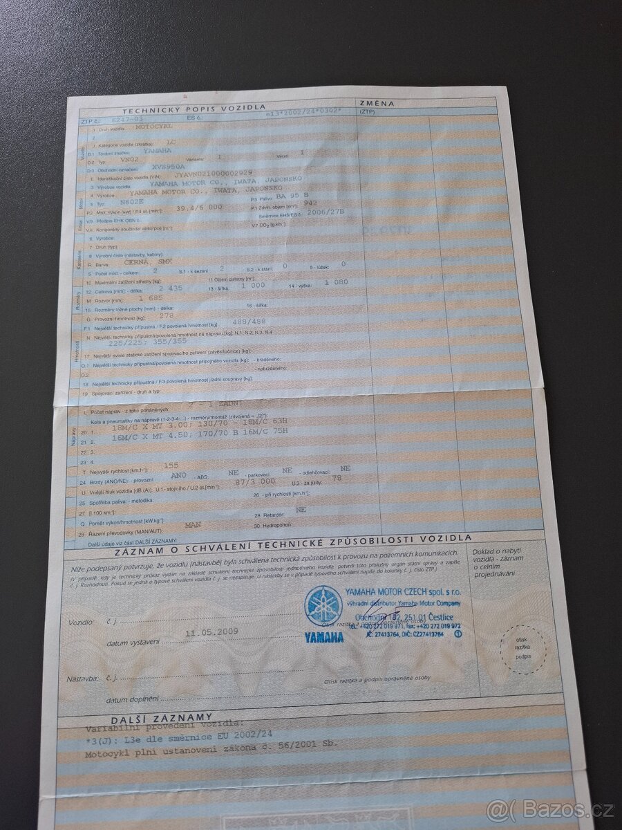 Yamaha XVS 950 A - 8