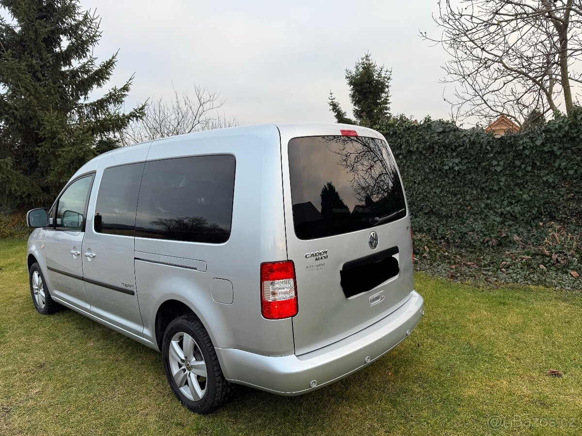 Vw Caddy Maxi 1.9tdi 7 mist Team,alu,navi,park.senzor - 8
