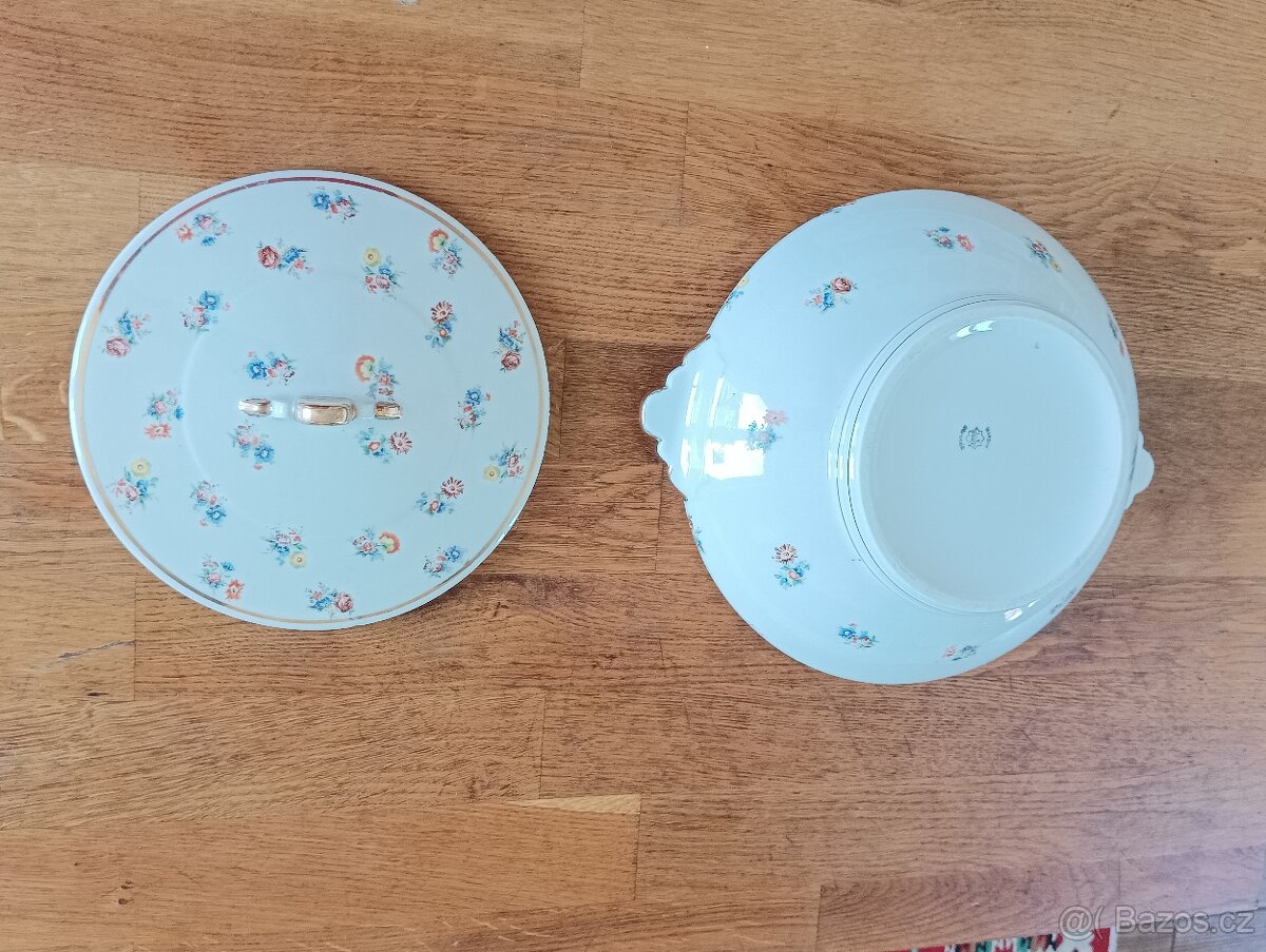 PORCELÁNOVÁ TERINA HÁZENKA LT LIMOGES FRANCIE - 8