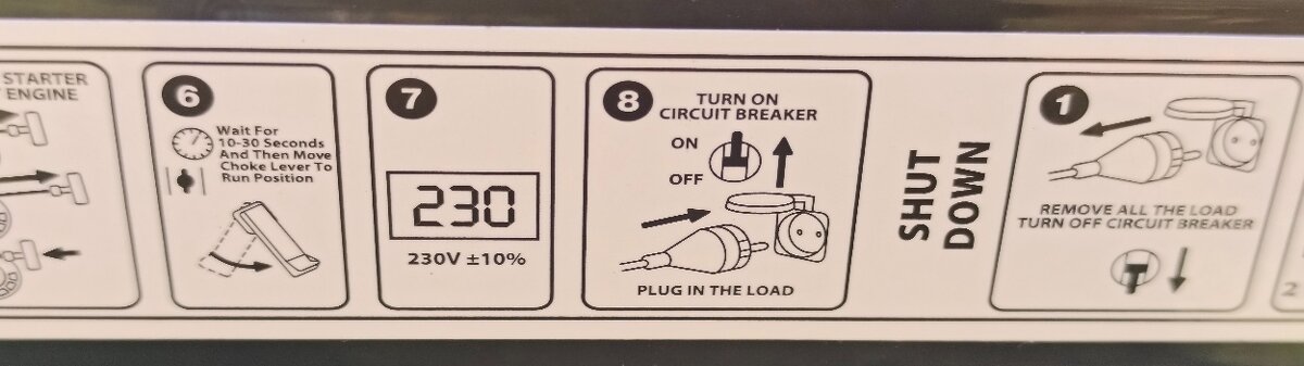 Benzínový generátor D1560LH3 – nový, nepoužitý - 8