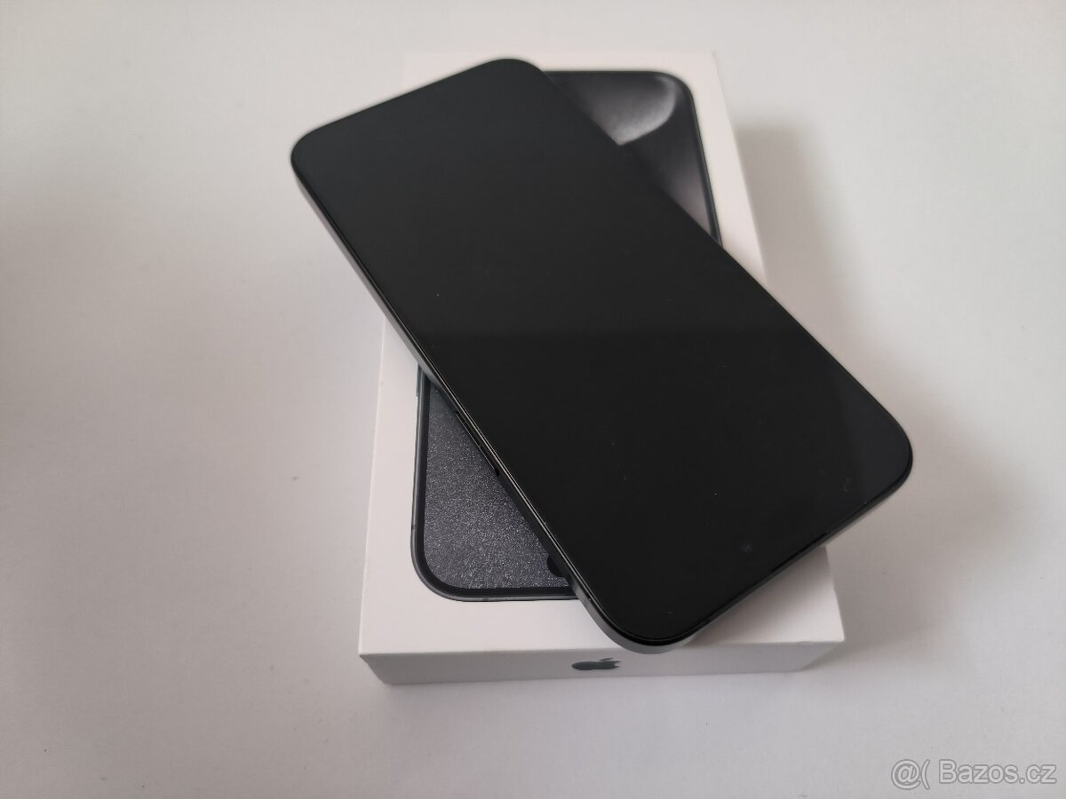apple iphone 15 PRO MAX 256gb Black Titanium / Batéria 100% - 8