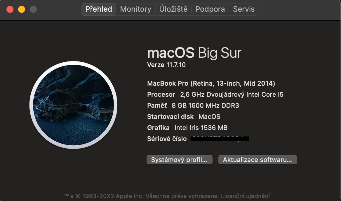 MacBook Pro 13" Retina (2014) – NOVÁ BATERIE, 256GB - 8