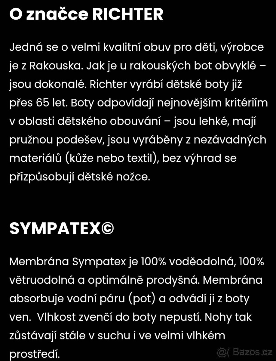 Zimní boty Richter vel 22 - 8