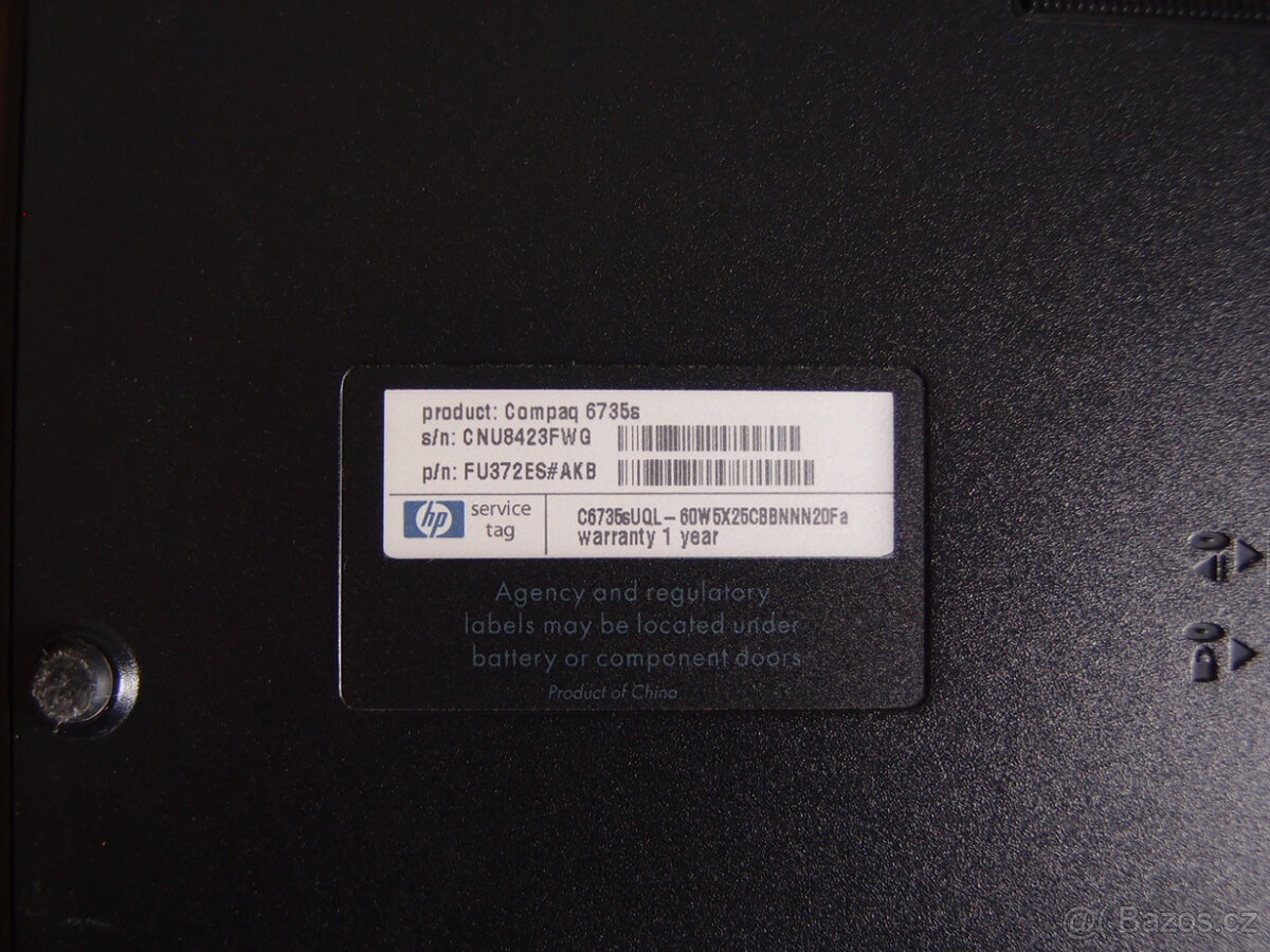 HP Compaq 6735s - 8