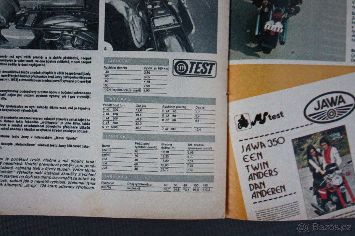 Jawa 350 634/5 - test světa motorů - 8
