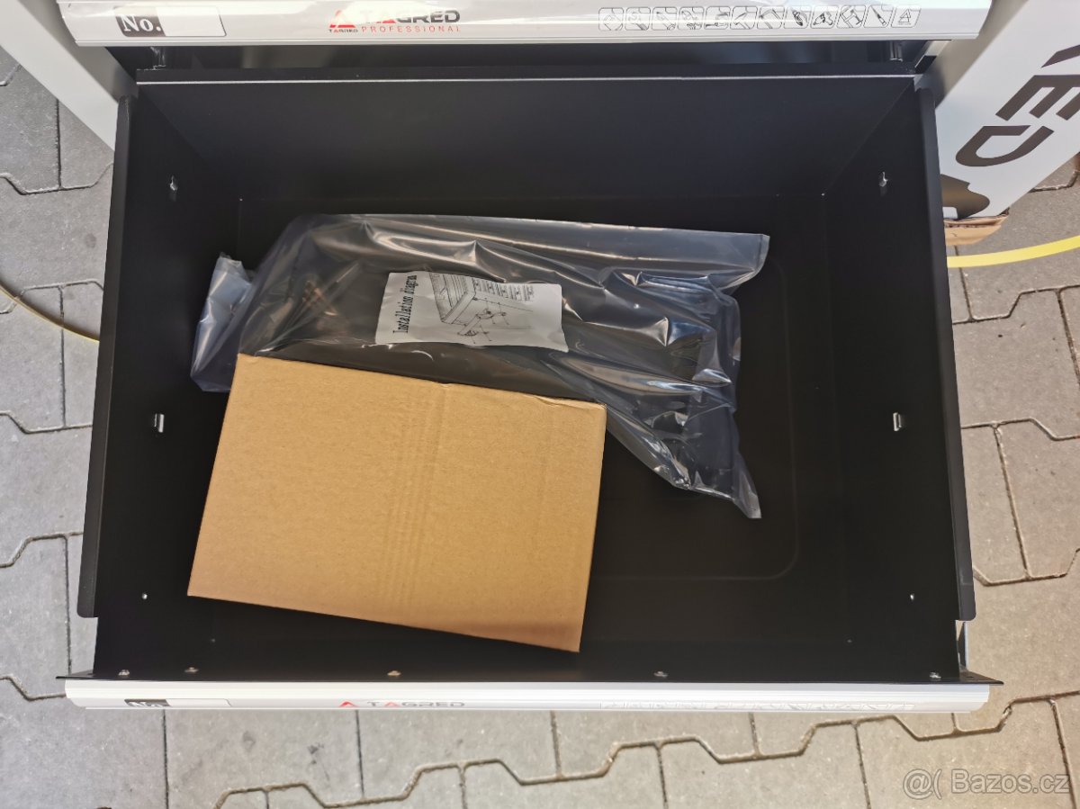 Dílenský vozík s nářadím 251ks,NOVÝ, gola sada,ploché klíče - 8