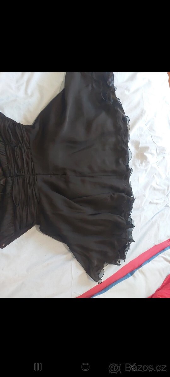 Černé společenské šaty XL - 8