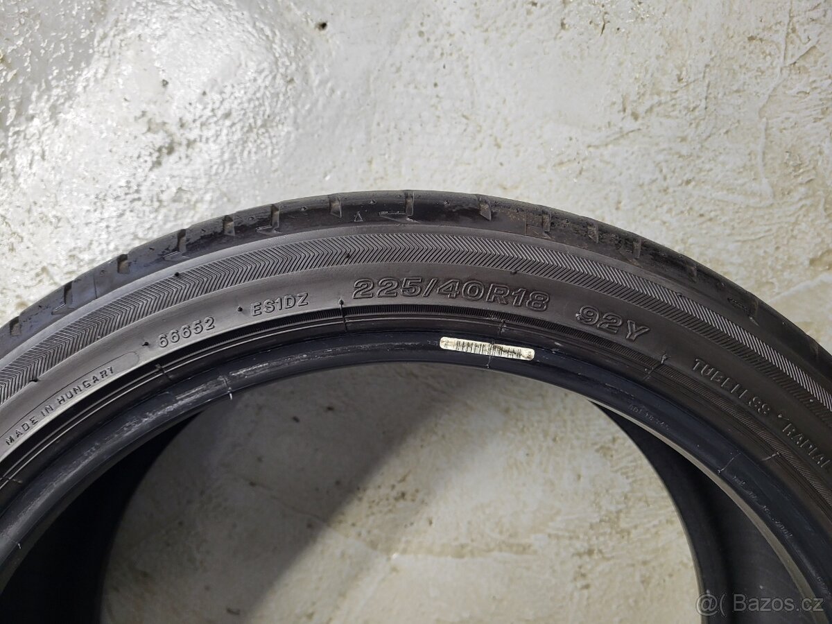 4x 225/40R18 Bridgestone letní pneu - 8