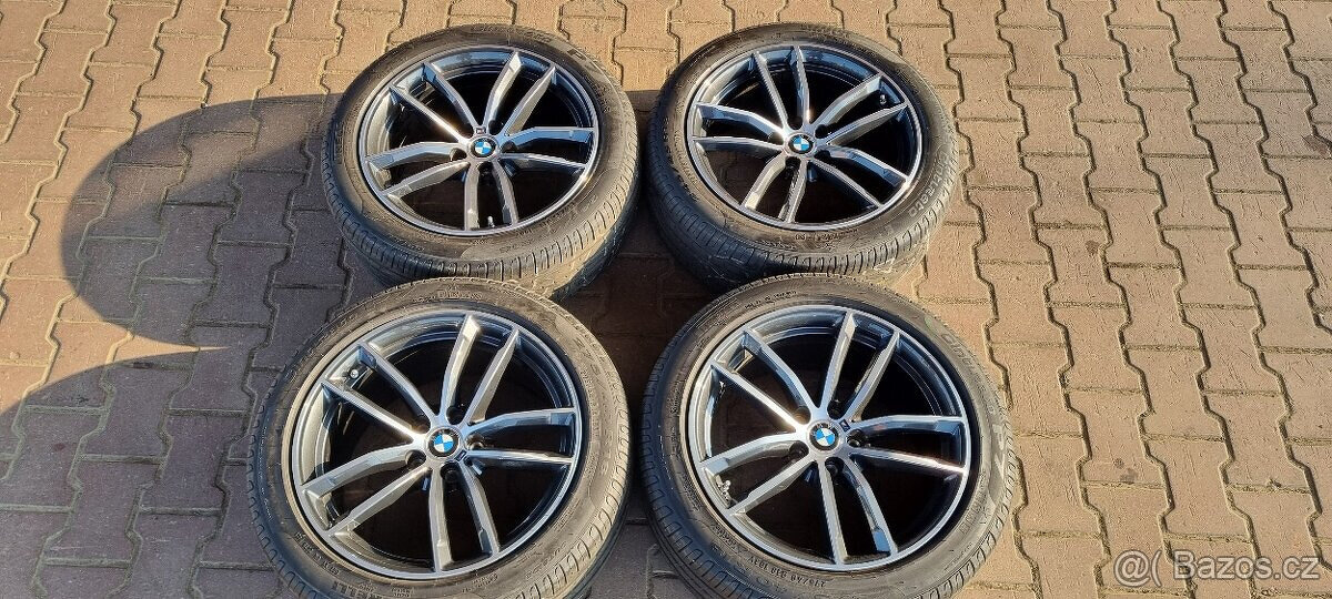 Alu kola BMW 5x112 9x18 ET44 8x18 ET30 dvourozměr Pirelli - 8