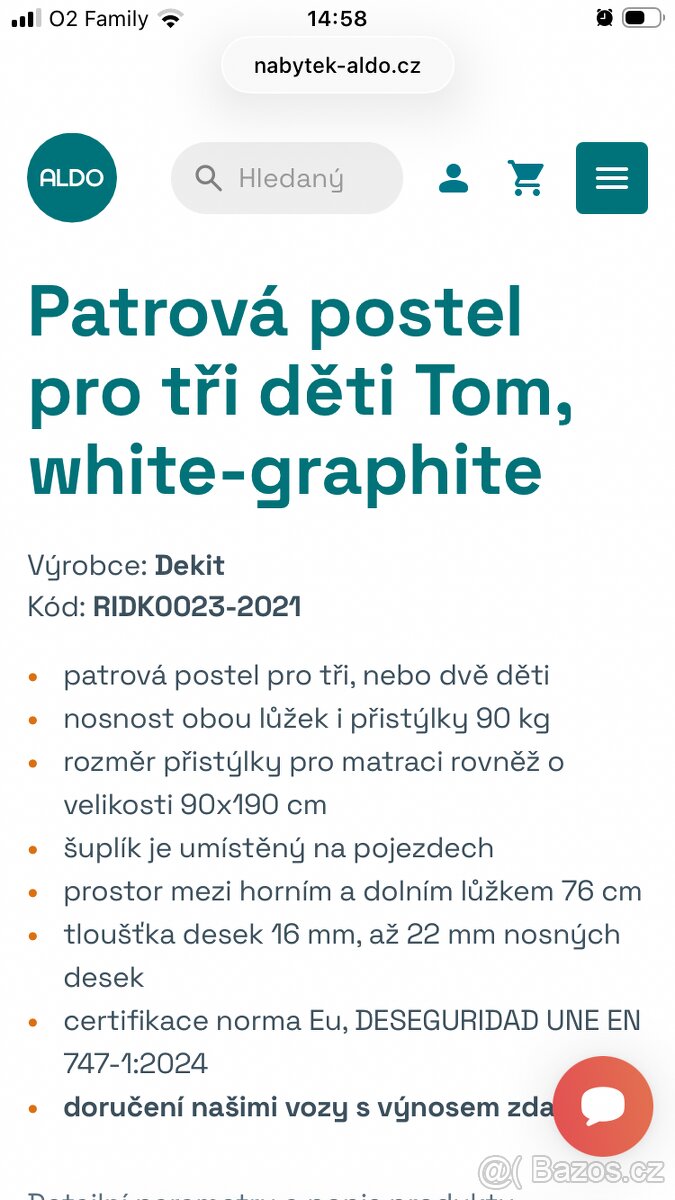 Patrová postel ALDO - 8