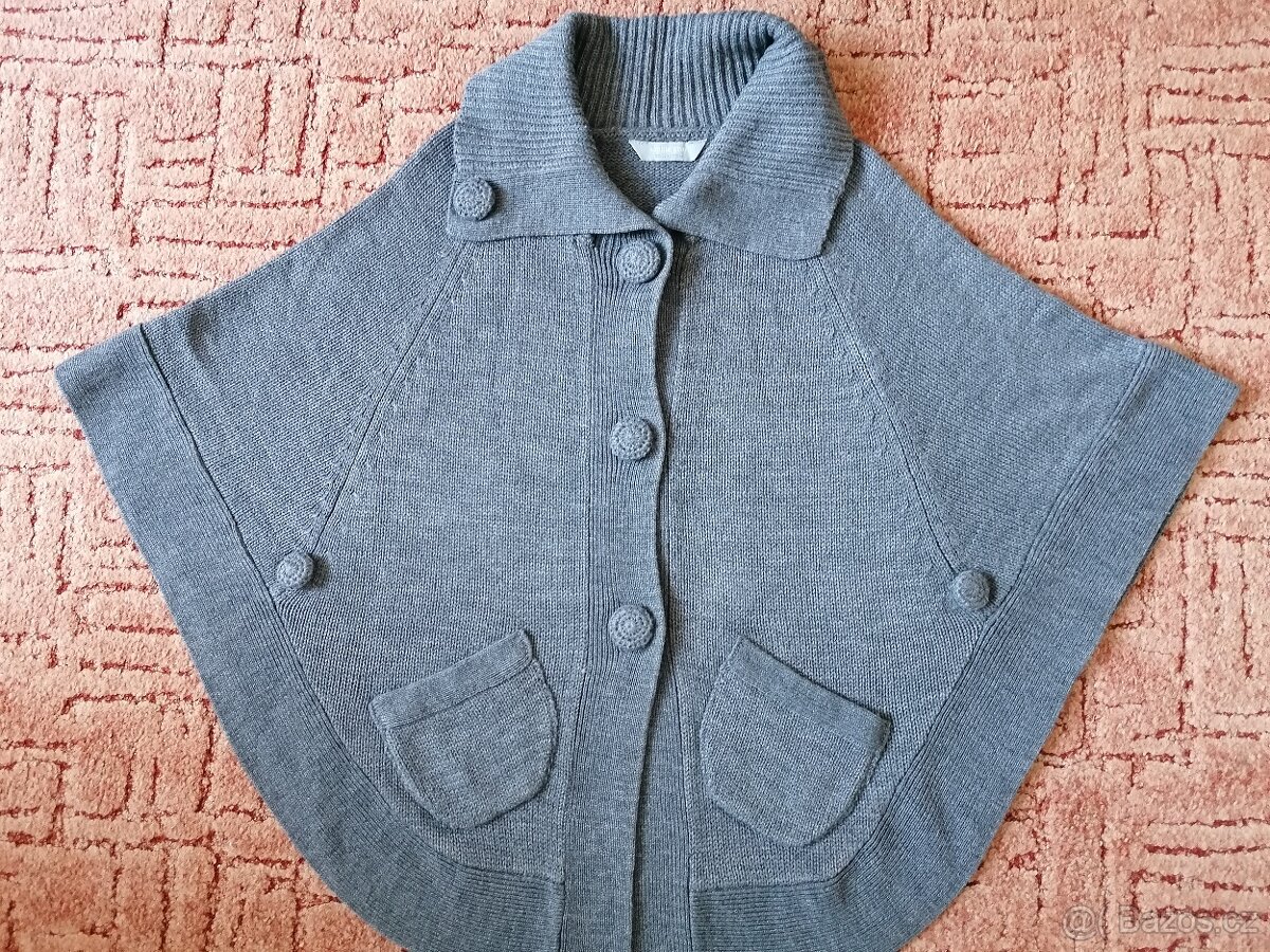 3x dámský svetřík - černý, šedý a fialový - 8