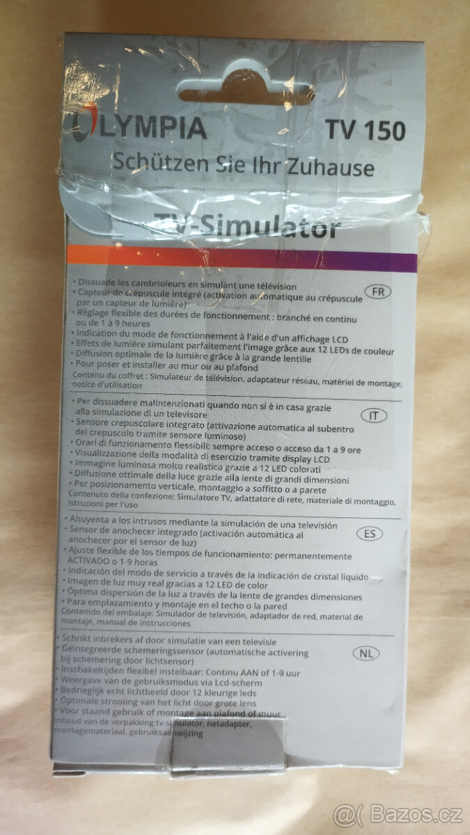 LED simulátor televize pro ochranu před zloději - 8