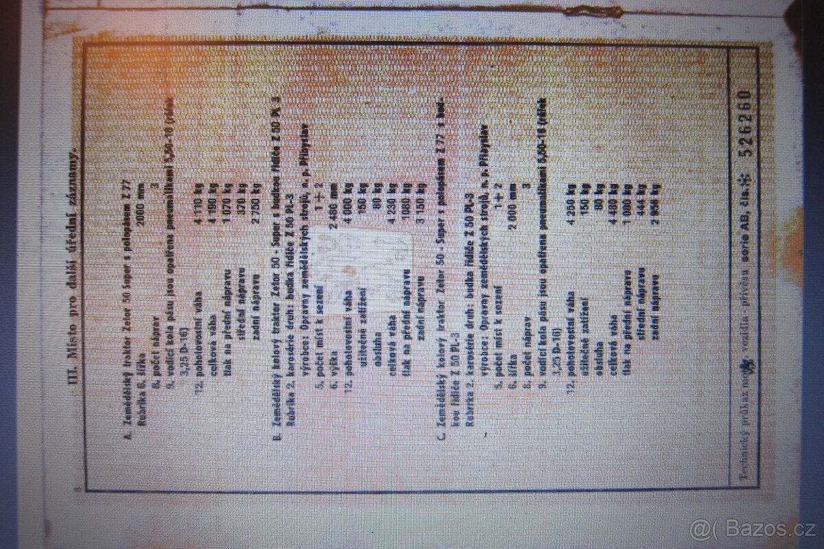 Traktor ZETOR 50 SUPER - 8