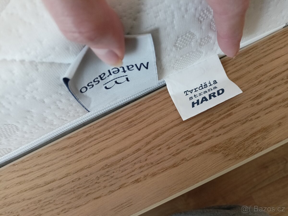 Postel IKEA Malm +rošt+matrace+noční stolek - 8