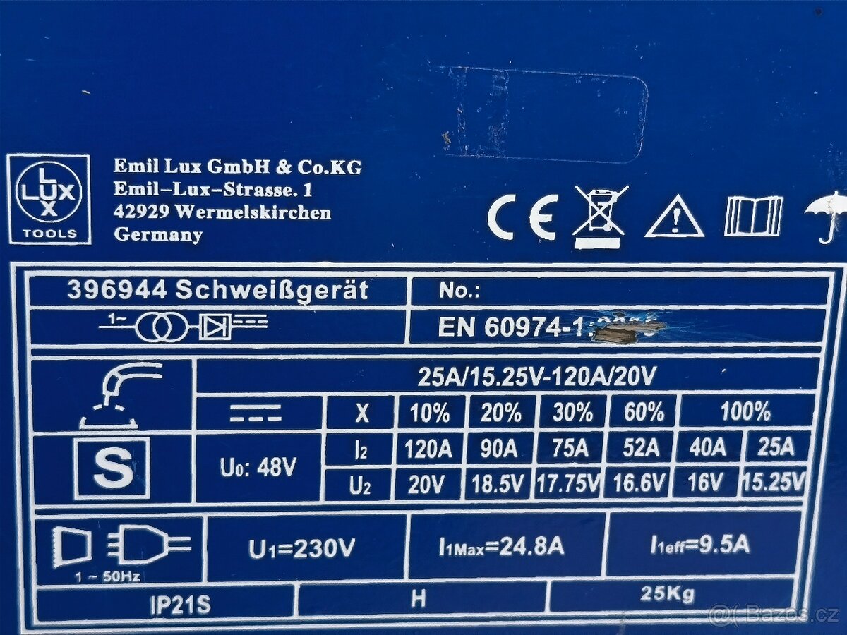 Prodám co2 svářečku LUX-TOOLS - 8