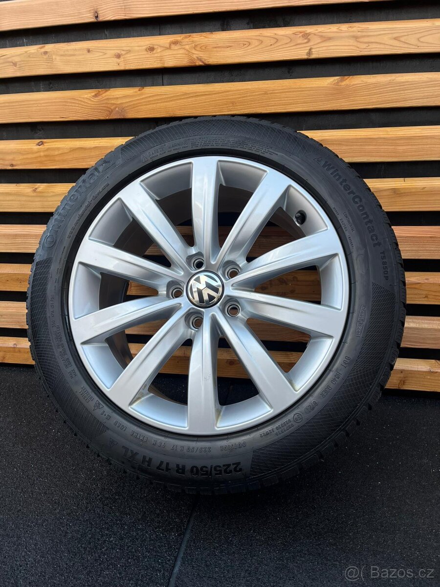 Alu originální kola VW Sharan Sydney 225/50 R17 5x112❄️ - 8