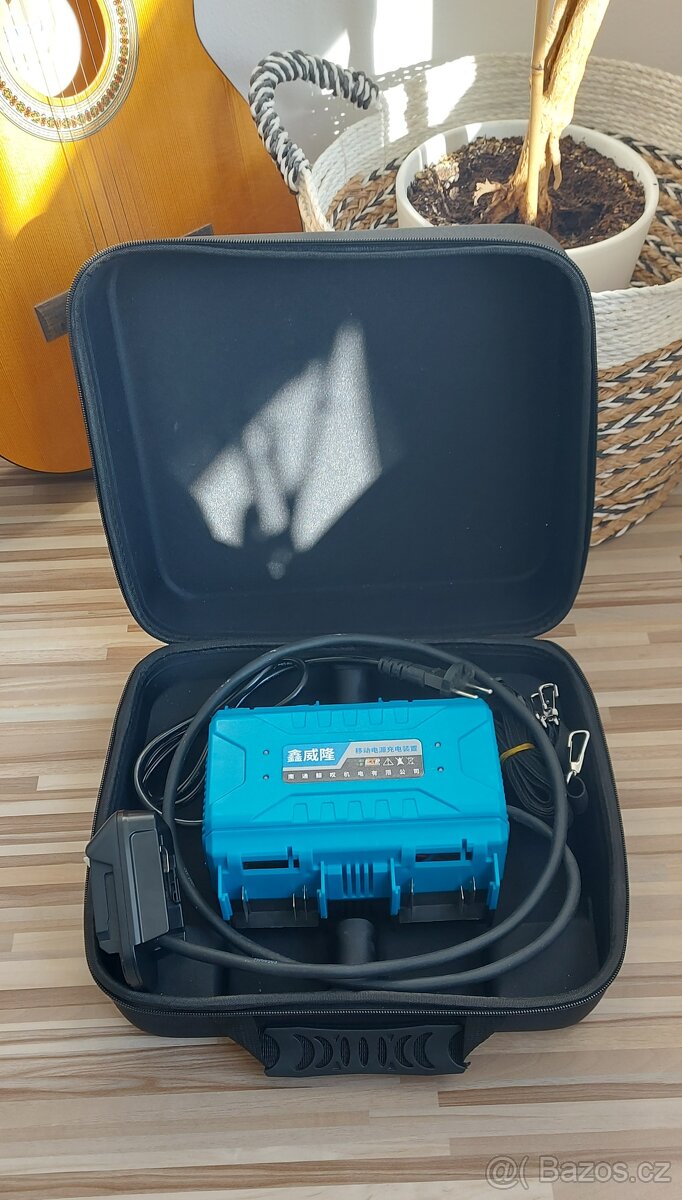 Přenosný Aku napájecí zdroj 4v1,pro Aku Makita 18V+nabíjení. - 8