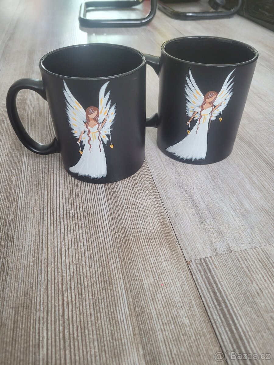 Různé andělské hrnky ,obrázky... - 8