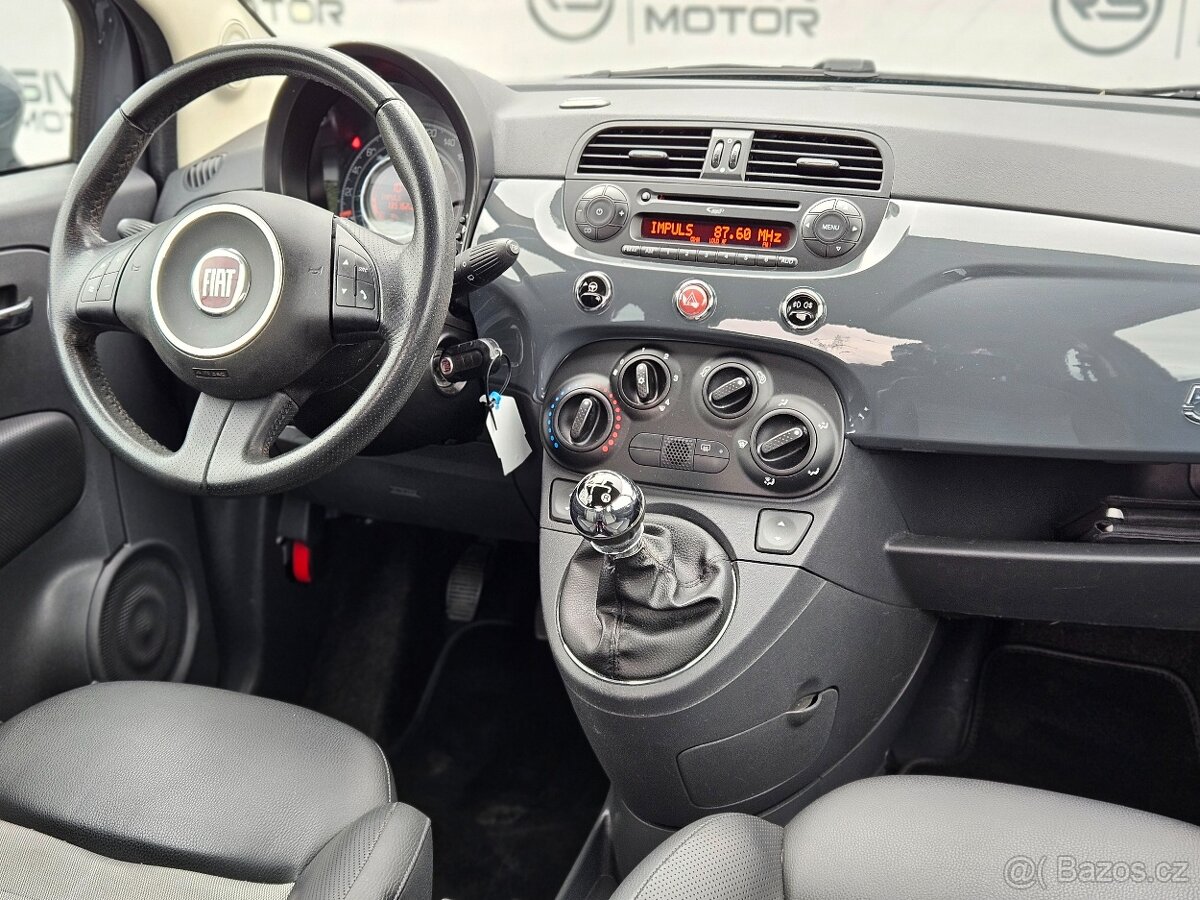 Fiat 500 Sport 1.2 51kW ALU KLIMA MULTI VOLANT r.v.2010 - 8