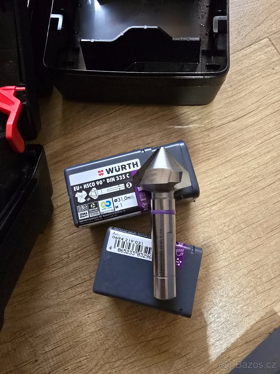 Wurth sadá vrtákov HARD stupňove vrtáky zahlbniki nové - 8