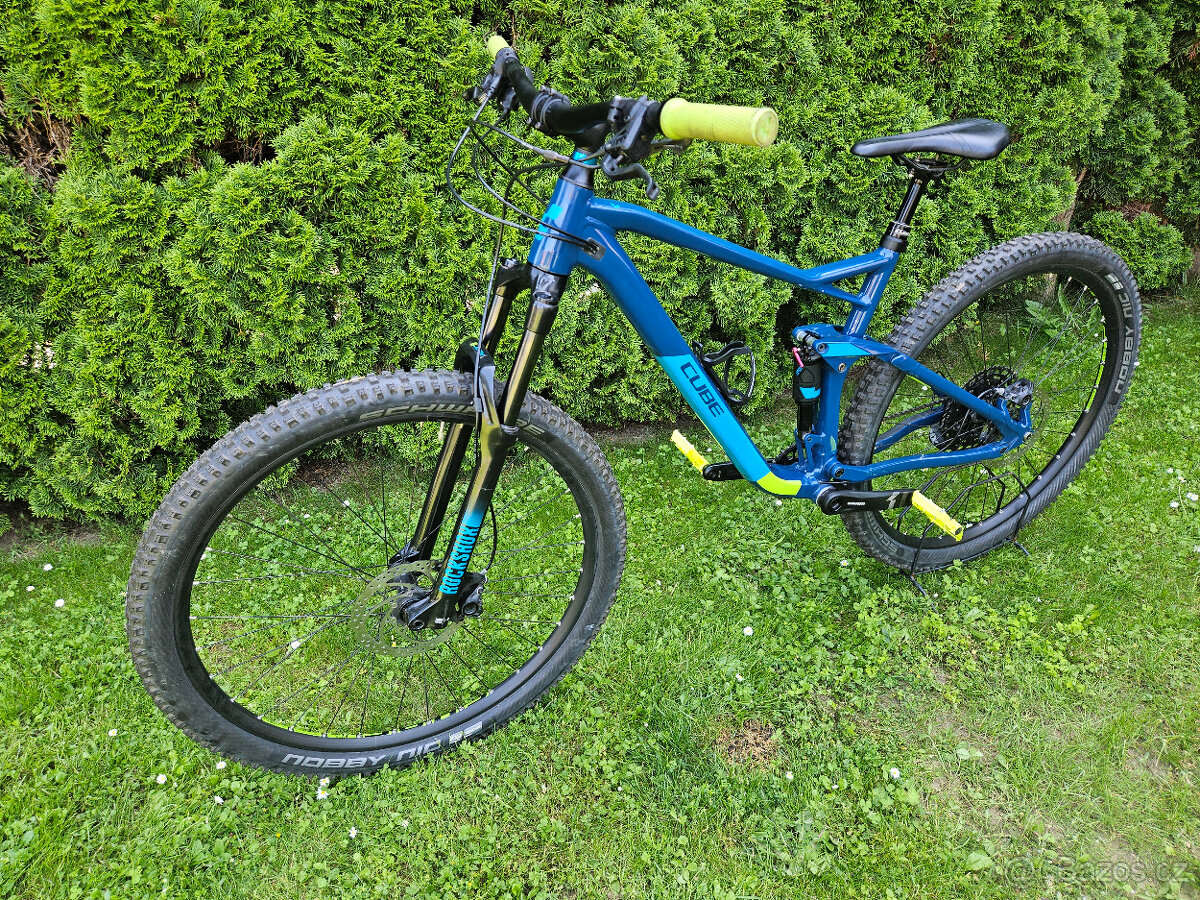 29" celoodpružené horské hliníkové kolo CUBE, rám 20"(L) - 8