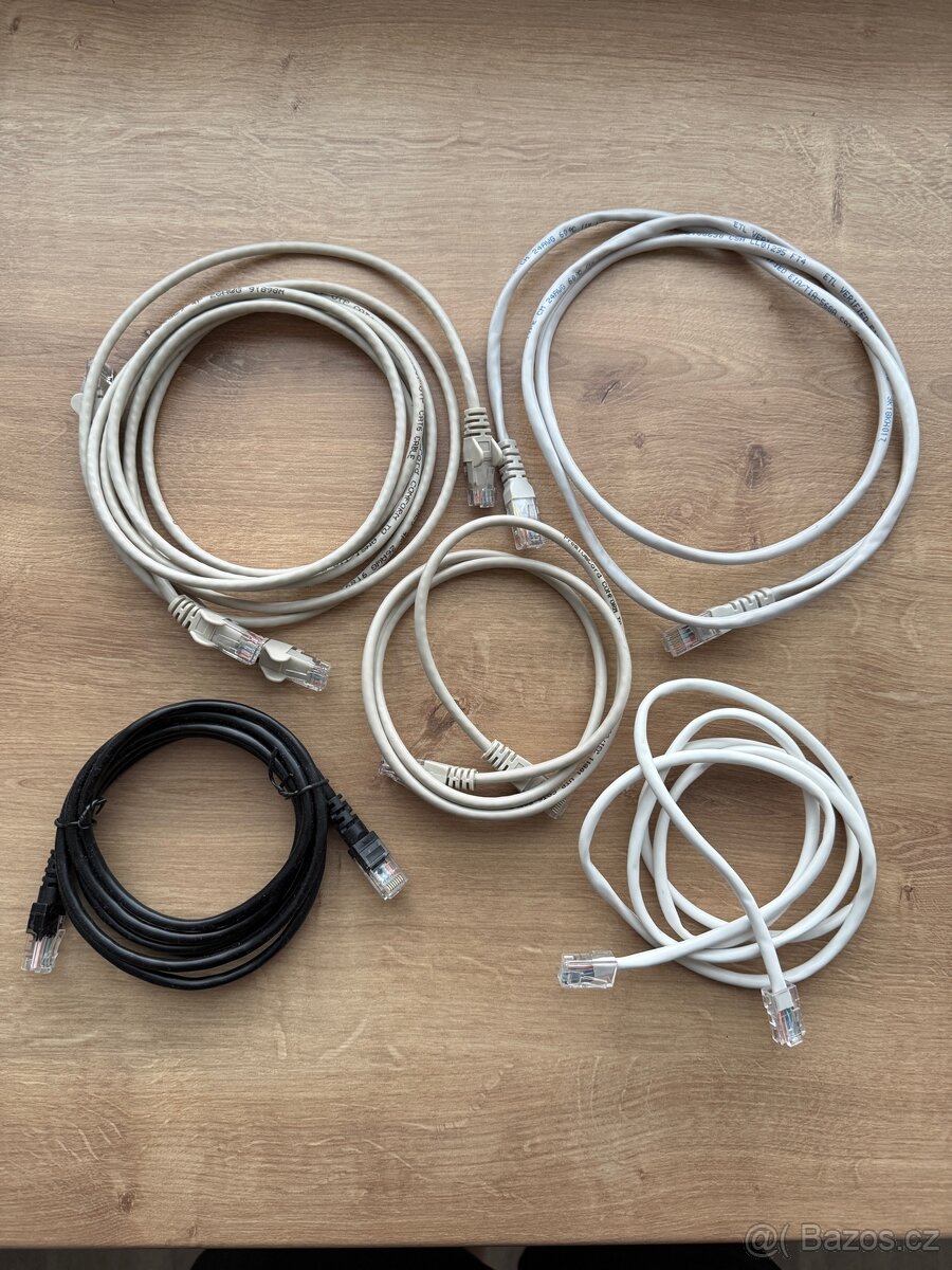 Sada 11 kusů síťových LAN kabelů (Ethernet) - 8