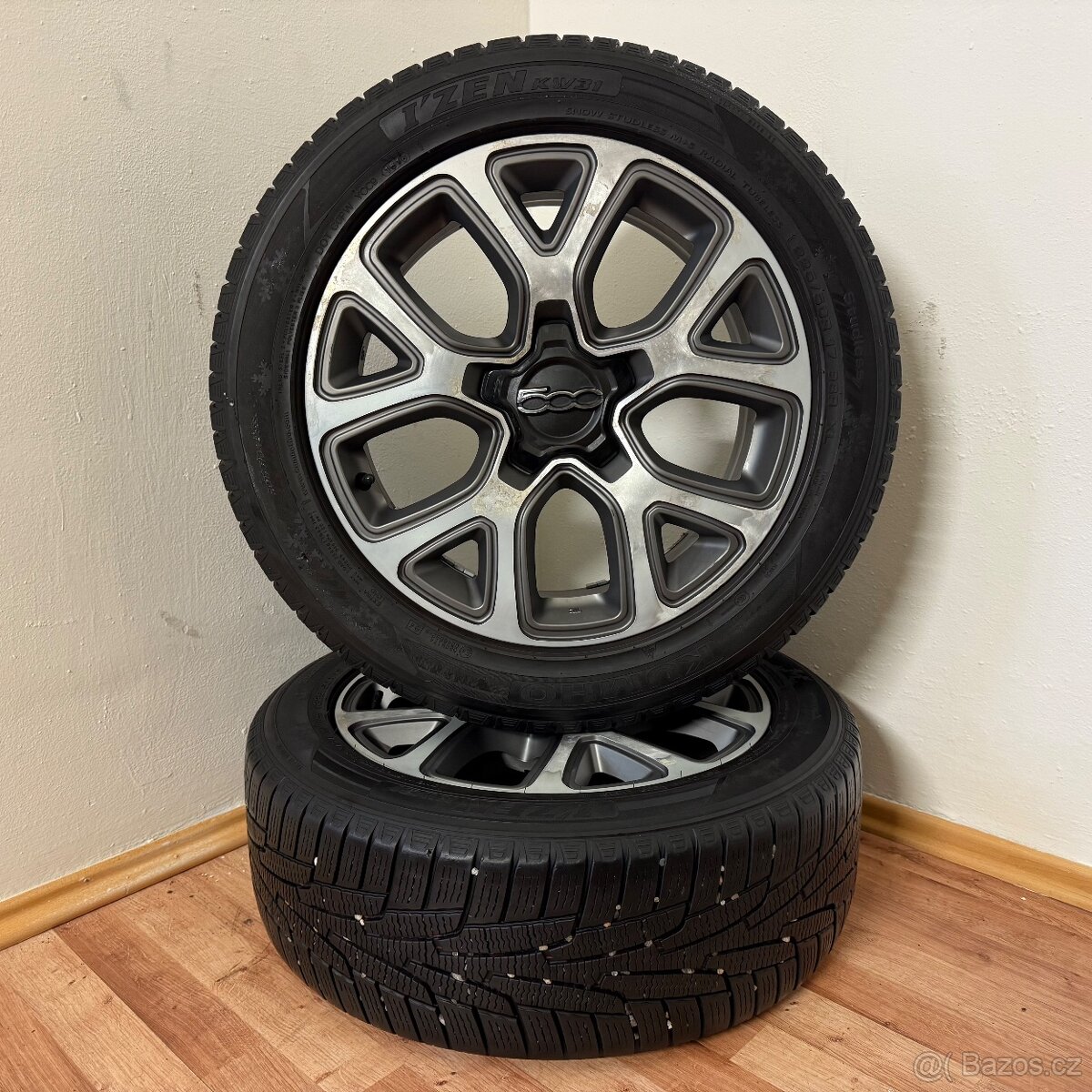 FIAT 500X 5x110 R17 ET40+ZIMNÍ 225/50R17 7,5/7mm - 8