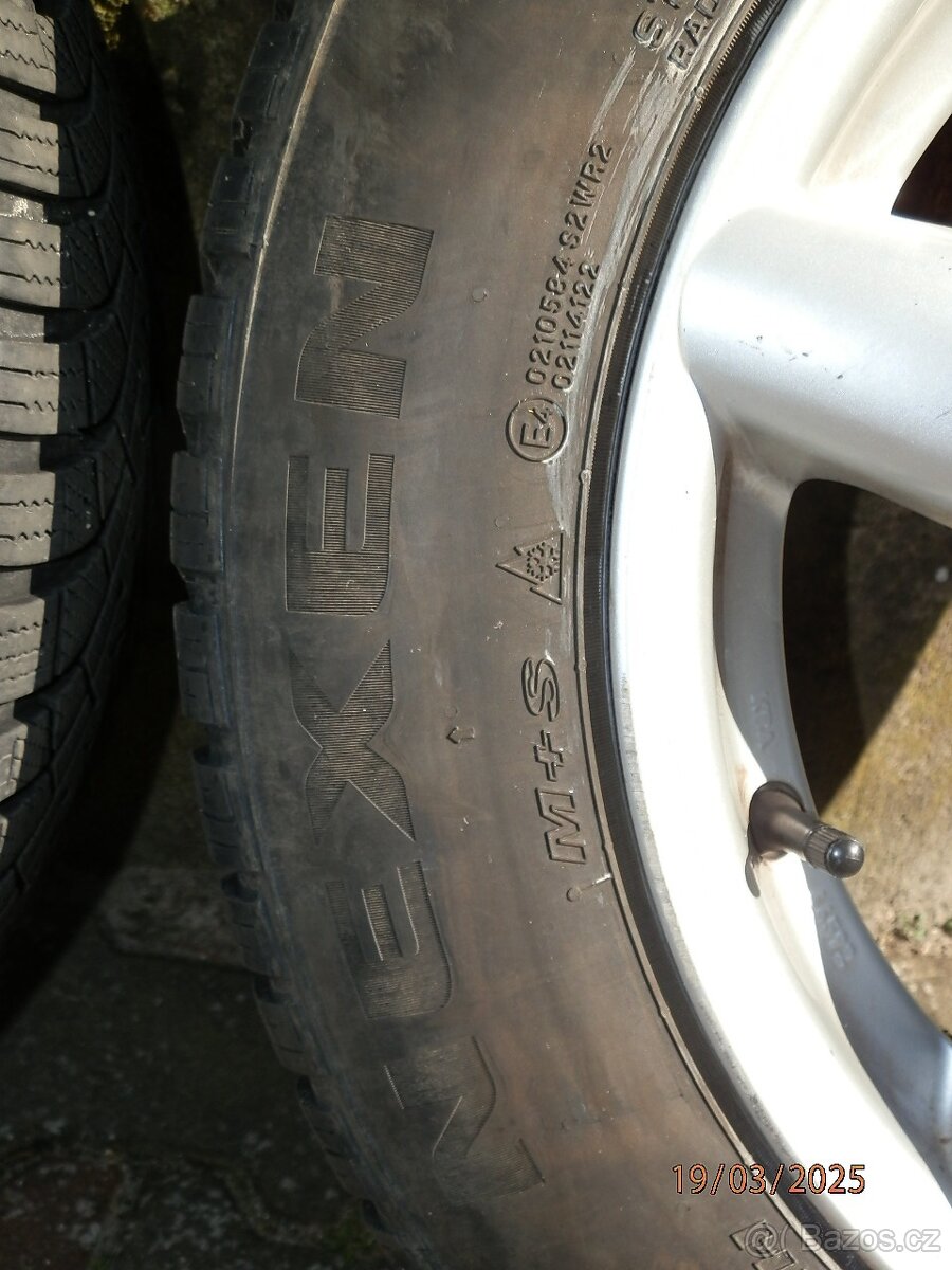 Alu kola a zimní pneu 205/60 R 16 - 8