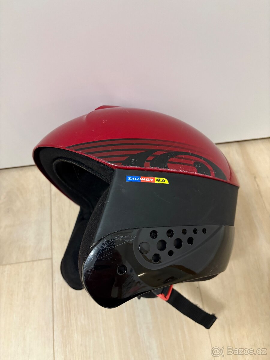 Dětské lyže 120 + boty Nordica vel. 24-24,5 + přilba Salomon - 8