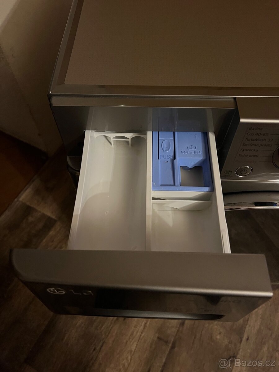 🔹 Luxusní nerezová pračka LG – 9 kg | Top stav Plně funkční - 8