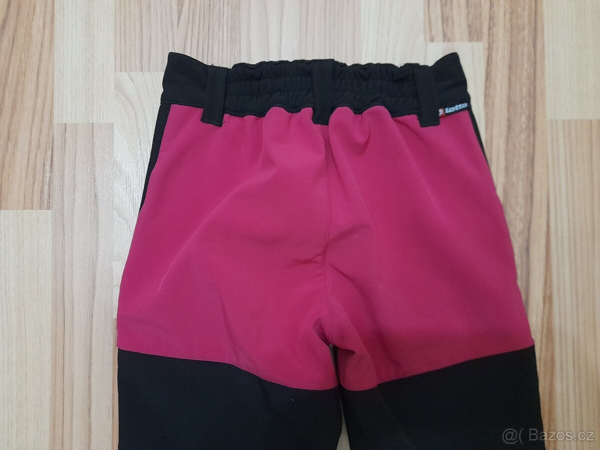 Softshellové kalhoty s fleecem, zateplené vel. 140/146 - 8