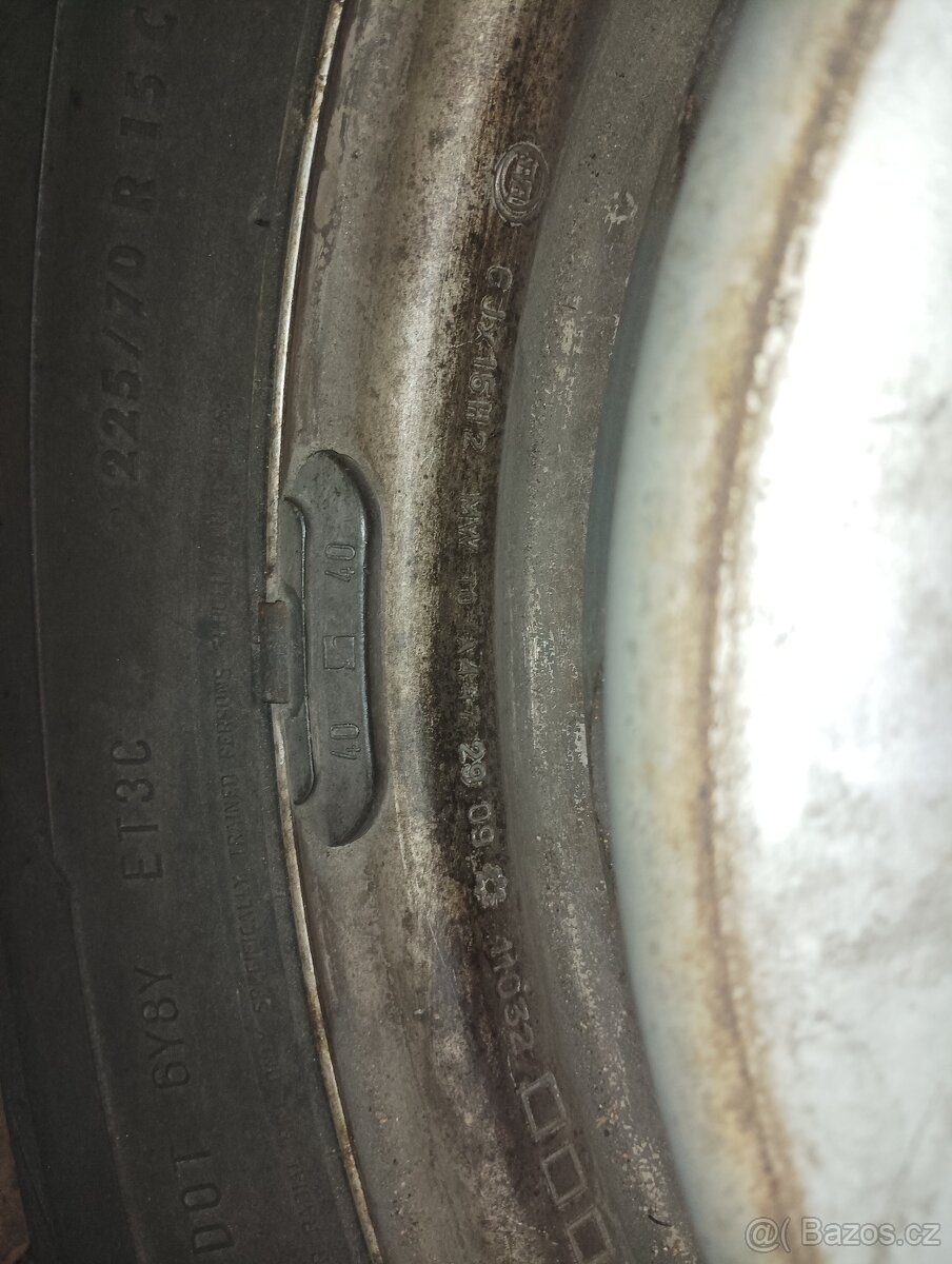 Disky boxer jumper Ducato pneu 225/70/R15 - 8