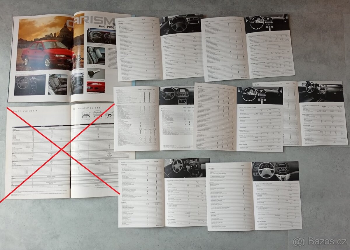 Mitsubishi Carisma, Pajero, Lancer - prospekty, katalogy - 8