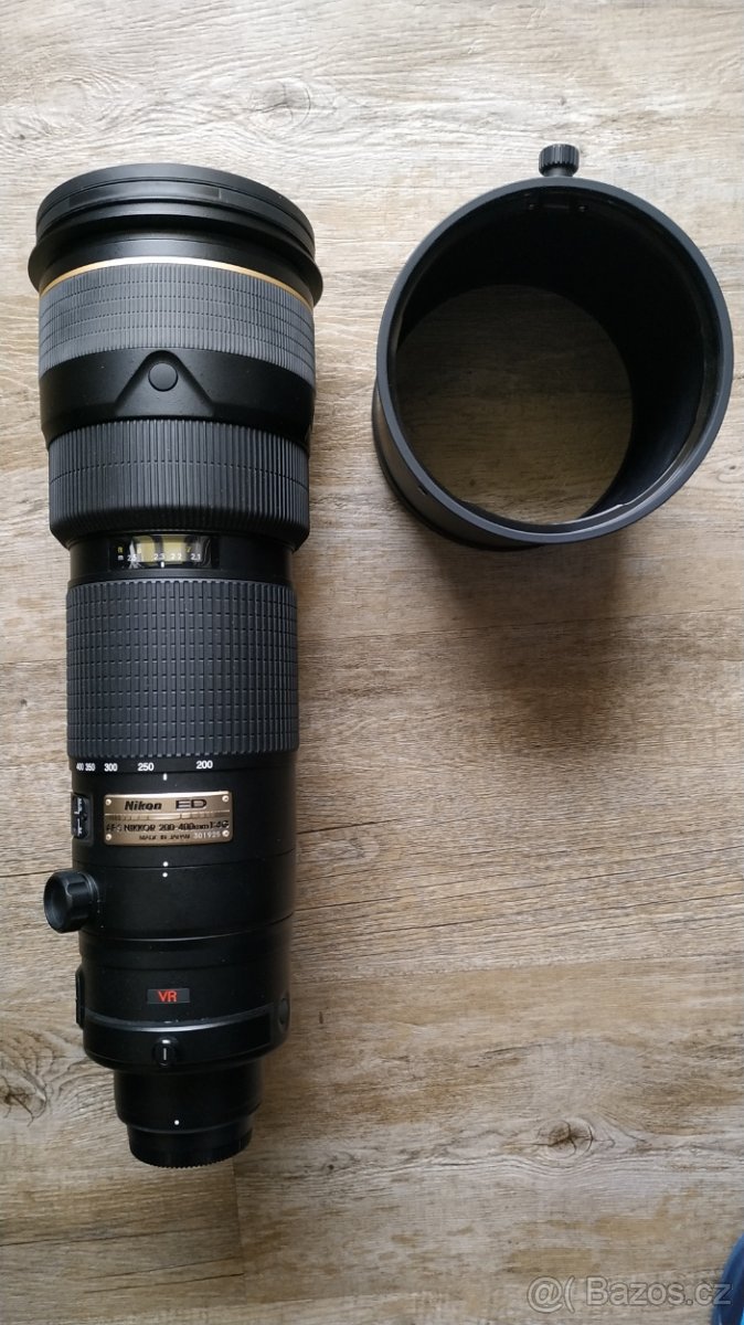Prodám objektiv Nikon AF-S 200-400 MM - 8