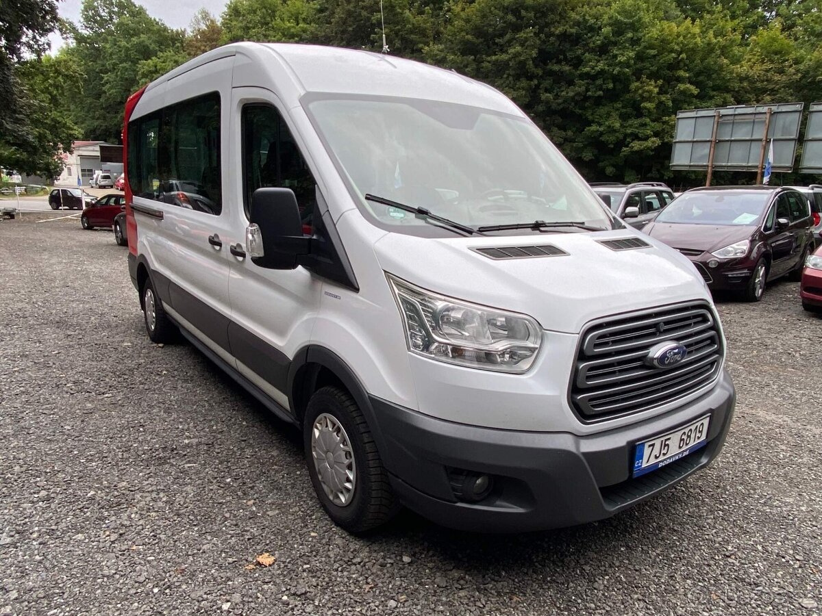 Ford Transit 2.2 TDCI 96 kW L3H2, klima, osobní - 9 míst - 8