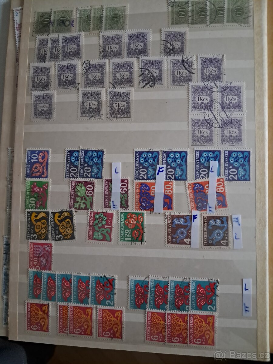 Poštovní známky Československa - 8