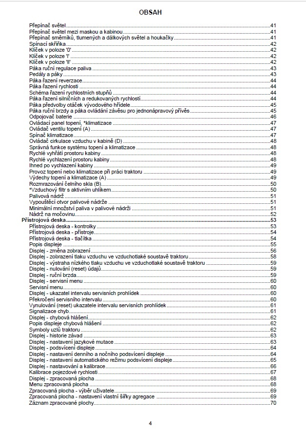 NÁVOD K OBSLUZE ZETOR FORTERA HD 130, 140, 150 - 8