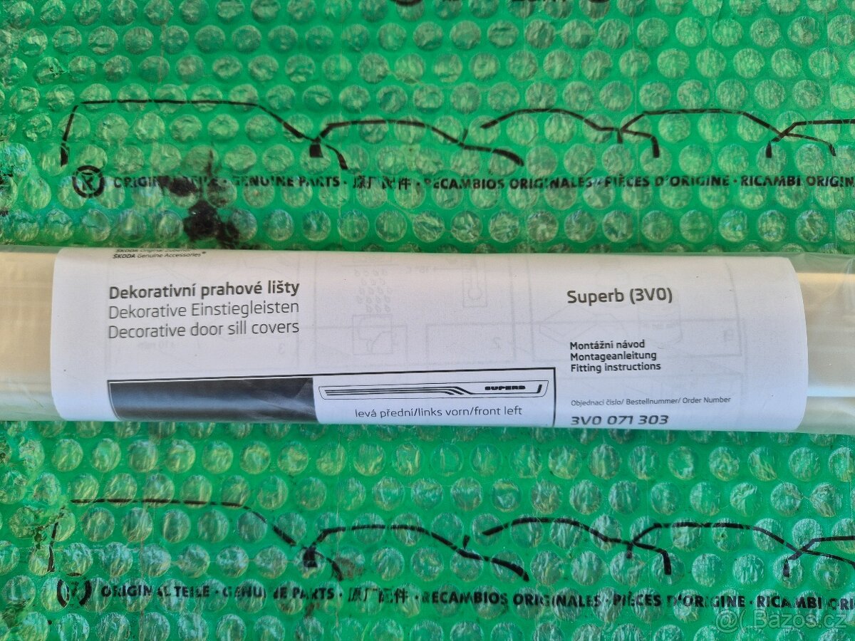 dekorativní prahové lišty Škoda Superb 3V0071303 - 8
