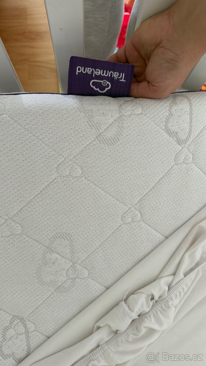 Dětská postýlka s kvalitní matrací + kompletní set povlečení - 8